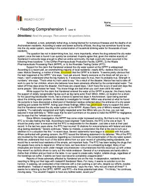 read theory answers|Level 2 Samples .